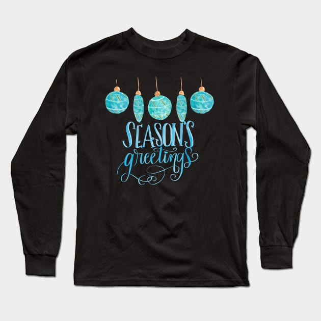 season´s greetings Long Sleeve T-Shirt by PrintAmor